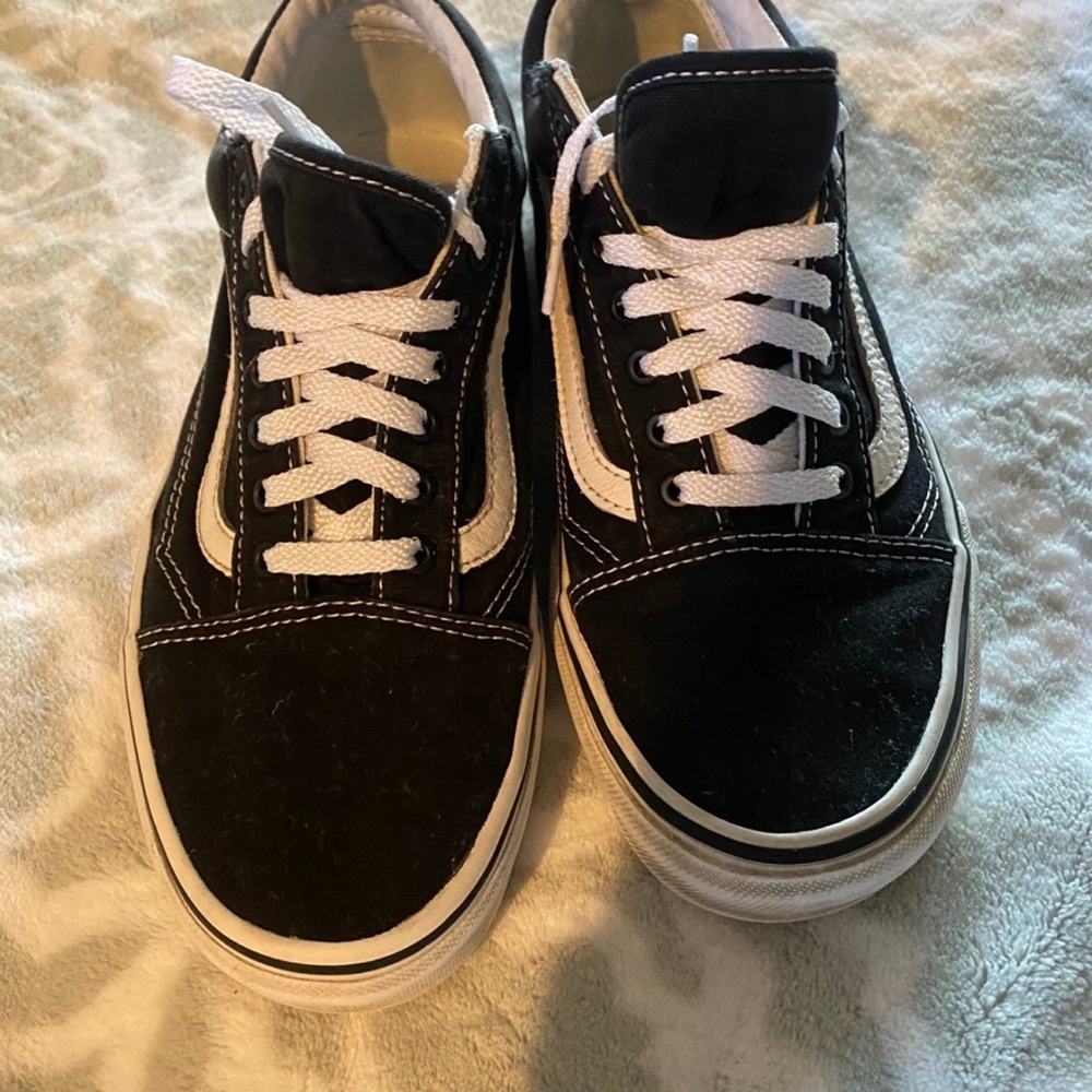Vans Black and White Women's Sneakers